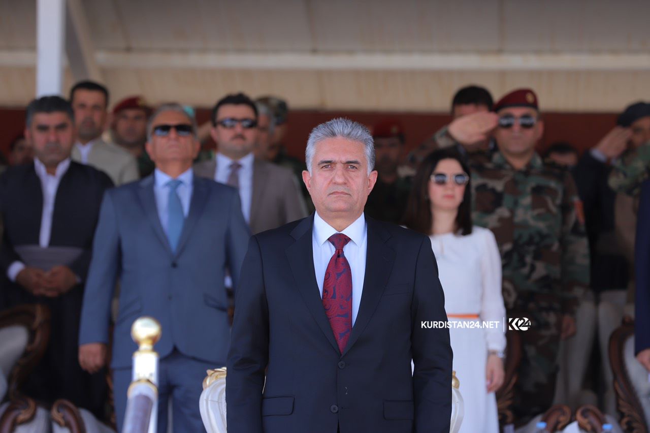 A total of 457 Kurdish Peshmerga fighters completed months of military training which US-led coalition advisers supervised, Aug. 27, 2019. (Photo: Kurdistan 24)